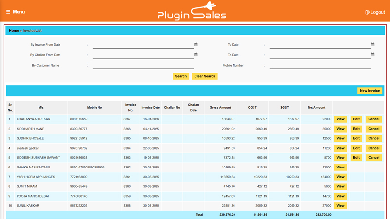 GST Inventory Management